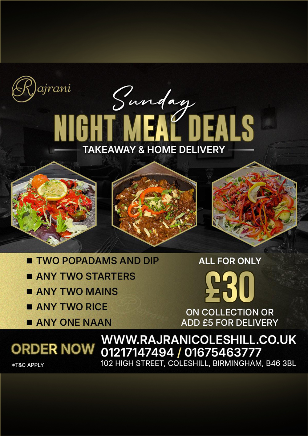 Rajrani Coleshill Image